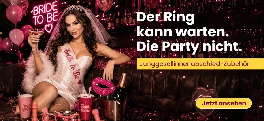 Junggesellinnenabschied-Zubehör – Diademe, Schärpen, Partyspiele und mehr für den letzten Mädelsabend der Braut - lovesexshop.de sex shop