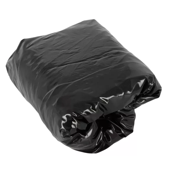 Lackspannbettlaken - Gummizug - 220x220cm (schwarz)