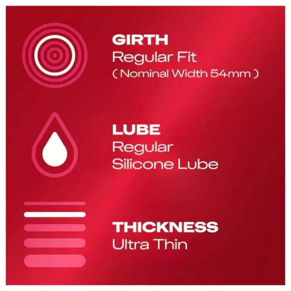 Durex Feel Ultra Thin - ultra dünnes Kondom (10 Stk.)