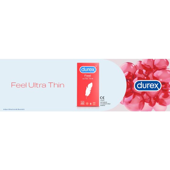 Durex Feel Ultra Thin - ultrarealistisches Kondom (10 Stück)