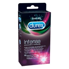 Durex Intense - gerippte und gepunktete Kondome (10 Stück)
