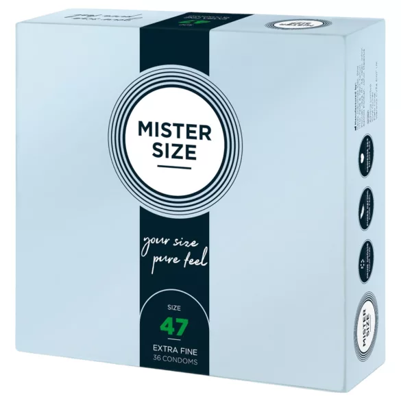 Mister Size dünnes Kondom - 47mm (36 Stk)