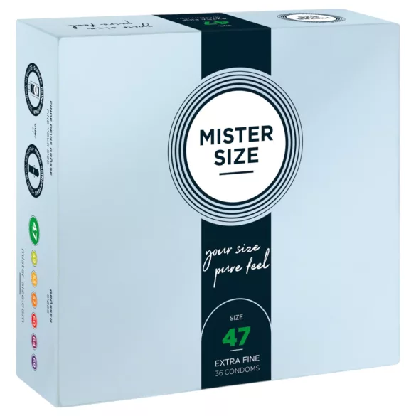 Mister Size dünnes Kondom - 47mm (36 Stk)