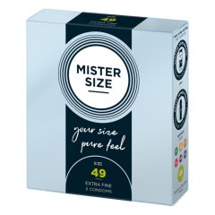 Mister Size dünnes Kondom - 49mm (3dpcs)