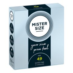 Mister Size dünnes Kondom - 49mm (3dpcs)