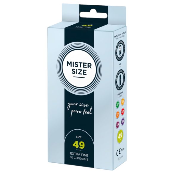 Mister Size dünnes Kondom - 49mm (10 Stück)