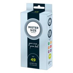 Mister Size dünnes Kondom - 49mm (10 Stk.)