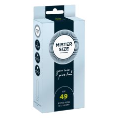 Mister Size dünnes Kondom - 49mm (10 Stk.)