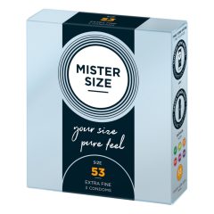 Mister Size dünnes Kondom - 53mm (3 Stück)