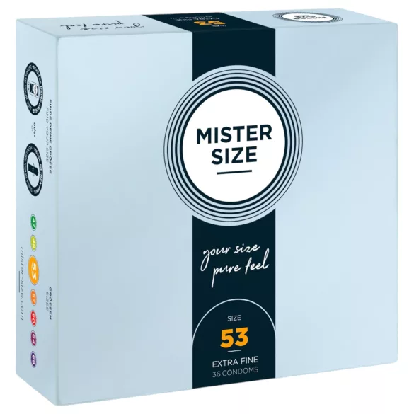 Mister Size dünne Kondome - 53mm (36 Stück)
