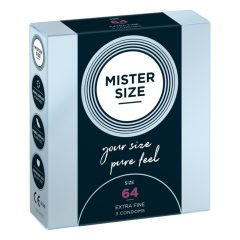 Mister Size dünnes Kondom - 64mm (3 Stück)