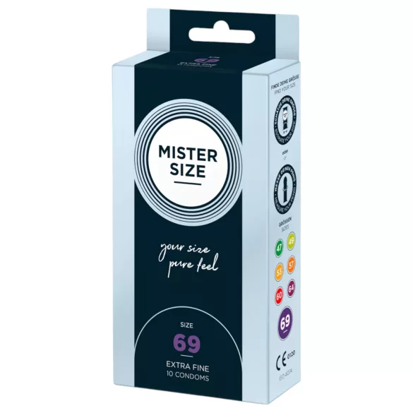 Mister Size dünne Kondome - 69mm (10 Stk.)