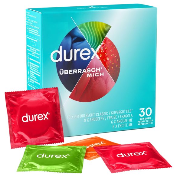 Durex - Geschmacksvielfalt Kondompackung (30 Stk)
