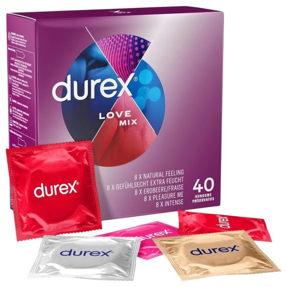 Durex Love Mix - Kondompaket (40 Stück)