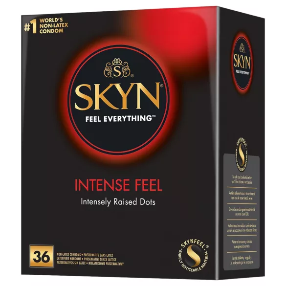 Manix SKYN Intense Feel - latexfreie vegane Kondome (36 Stk)