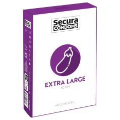 Secura Aubergine - extra großes Kondom - 60mm (48 Stk)