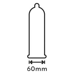 Secura Aubergine - Extra große Kondome - 60mm (48 Stück)