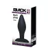 Black Velvet Analplug - groß