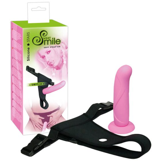 SMILE Switch - Strap-On Dildo (rosa)