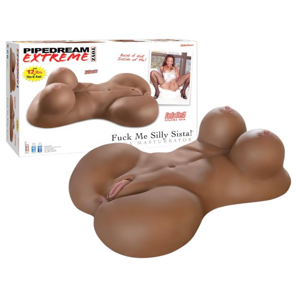 Fuck Me Silly Sista - Braun, weiblicher Torso