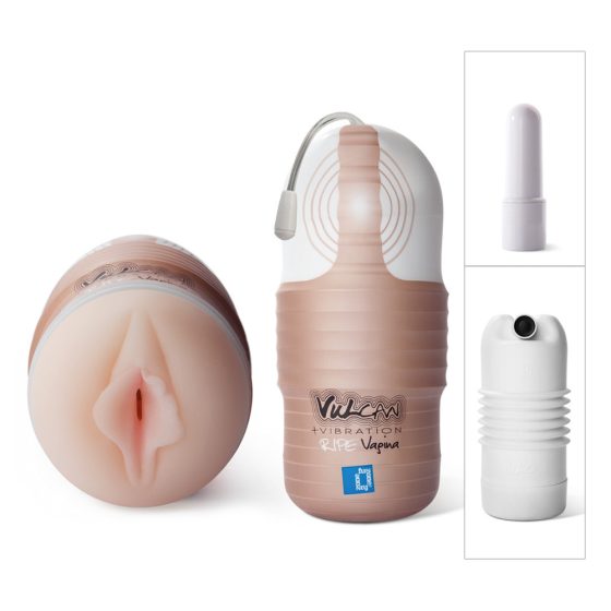 Vulcan - vibrierende naturfarbene Vagina