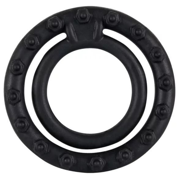 You2Toys - Stählerner Penis-Hoden-Ring in Einem