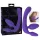 You2Toys - Triple, anlegbarer Dildo ohne Halteriemen (lila)