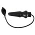 LATEX - Aufblasbarer großer Analplug (schwarz)