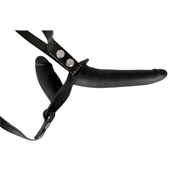 You2Toys - Strap-On Silikon-Duo (schwarz)