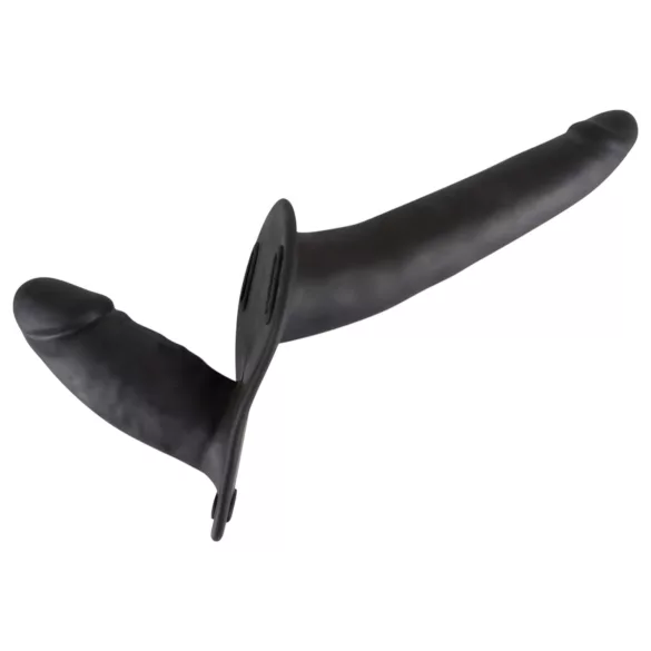 You2Toys - Strap-On Silikon-Duo (schwarz)