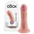 King Cock 6 Dildo (15 cm) - Naturfarben
