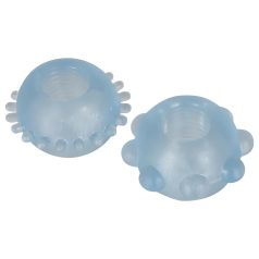 You2Toys - Penisring-Duo (transparent blau)