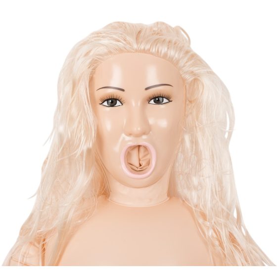 Tessa - aufblasbare Gummifrau mit 3D-Gesicht