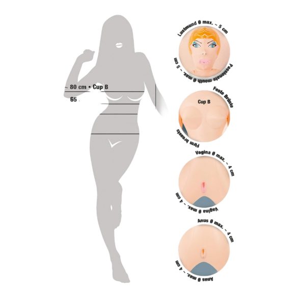 You2Toys - Sturm Mädchen Liebespuppe