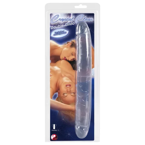 Kristall Doppel-Dildo (34cm)