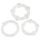 You2Toys - Sei hart! Penisring-Set - transparent (3 Stk.)