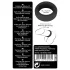Black Velvet - dickwandiger Penisring (3,2 cm) - schwarz