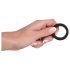 Black Velvet - kräftiger Penisring (3,2cm) - schwarz