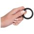 Black Velvet - Dickring 3,8 cm - Schwarz