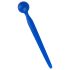 Sperm Stopp Dilator – Kugelförmiger Silikon-Dilator (blau)