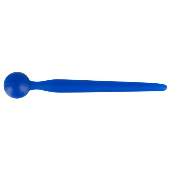 Dilator Sperm Stopper - kugelförmiger, Silikon-Harnröhrendehner-Dildo (blau)