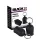 Black Velvet - Metallring Nippel-Sauger (schwarz)
