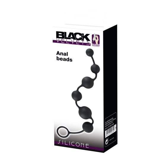 Black Velvet" flexibler Analstab (schwarz)"