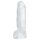 Kristallklarer Riesen-Dildo