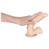 Europäischer Liebhaber - Hoden-Dildo - Mittelgröße (Natur)