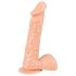 Europäischer Liebhaber - naturgetreuer Dildo - groß (natur)