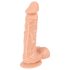 Europäischer Liebhaber - naturgetreuer Dildo - groß (natur)