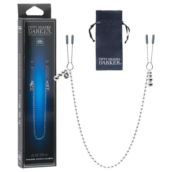 Shades of Grey - Klammer-Set mit Kette