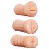Pocket Rocket Set (3er Pack) - Saftige Kunst-Vagina, Mund, Po