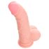 Medizinisches Silikon-Dildo (20cm) - natürlich